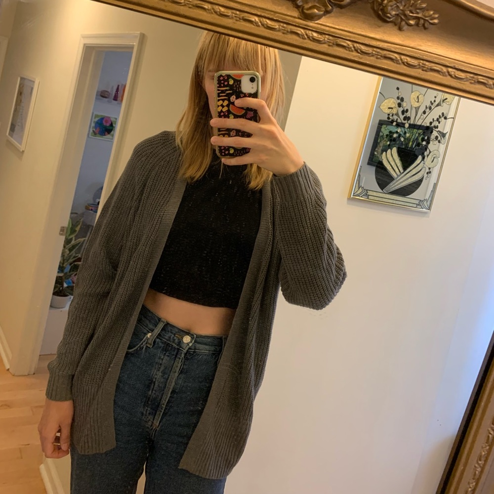 Urban outfitters gray cardigan